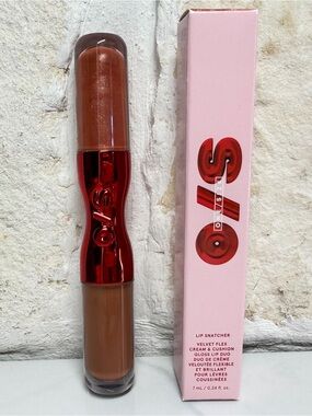 ONE/SIZE Lip Snatcher Velvet Flex Dual Lipstick - Brown with Shimmery Copper
